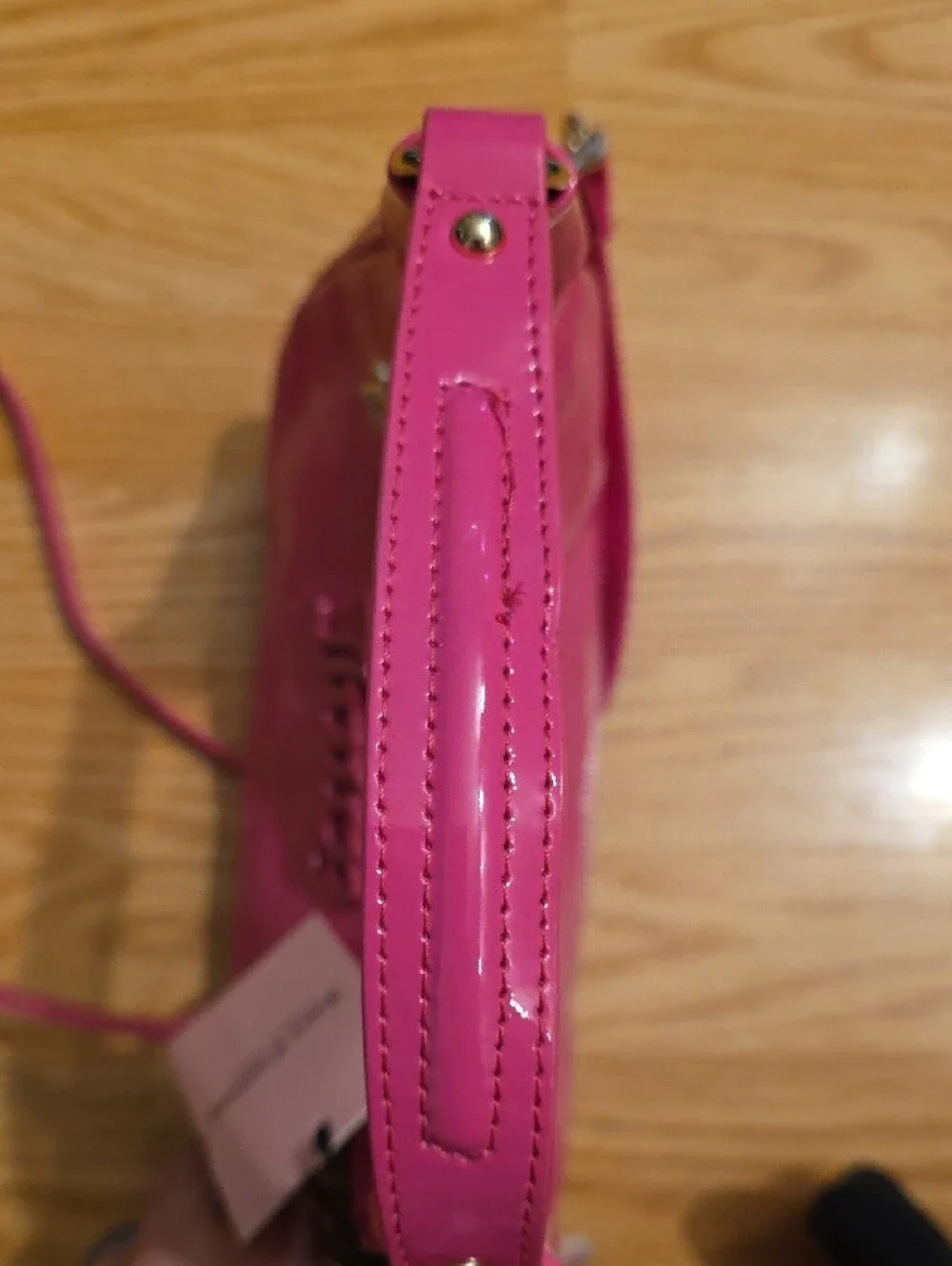 Juicy Couture Pink Flash Semi Charmed Hobo Bag
